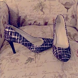 High heels. Black and White.